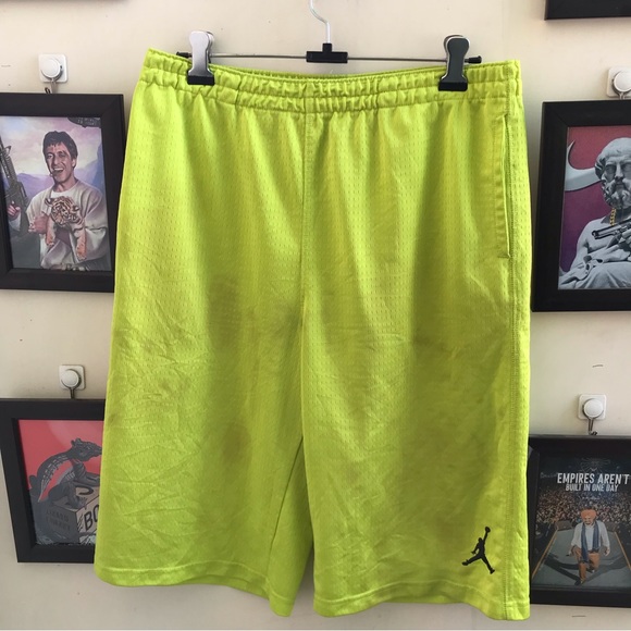 Jordan neon basketball shorts (strains) (S-M-L) - Picture 3 of 6